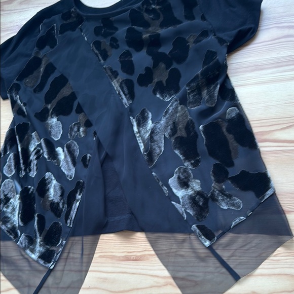 Sacai Stylish Black Shirt with Sheer Accents size 3(M) brand new with tag - Picture 7 of 12